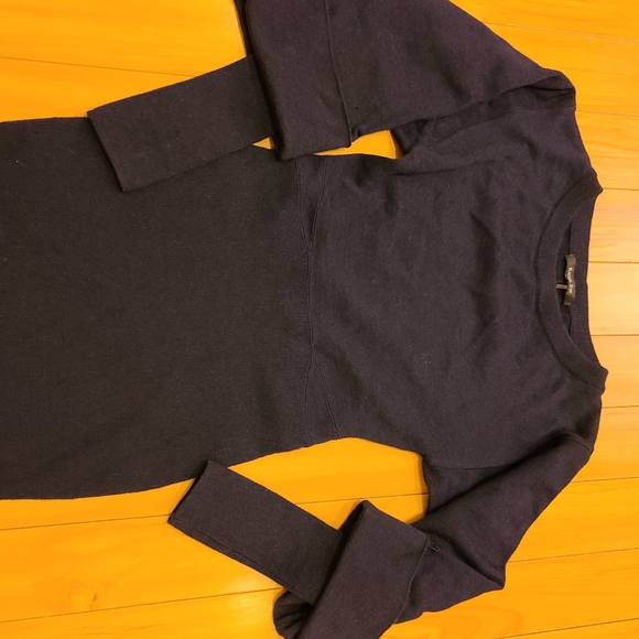 Rachel Roy Classy Beautiful Sweater Dress in Dark Blue sz 6 - Picture 2 of 5